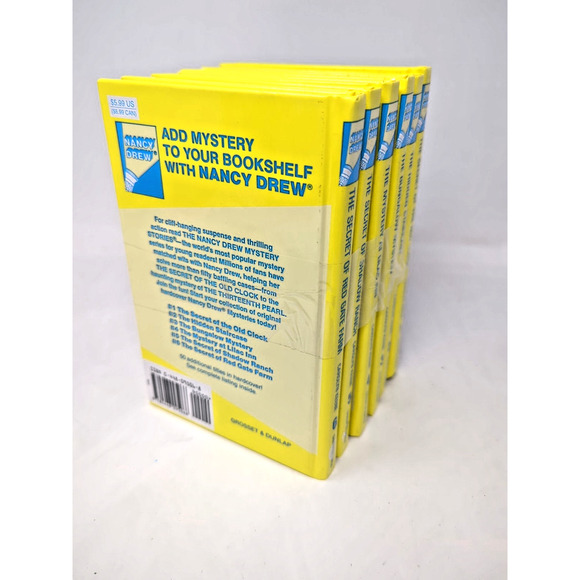 Lot 1-6 Nancy Drew Mystery Hardcover Books by Carolyn Keene Flashlight - Picture 4 of 4